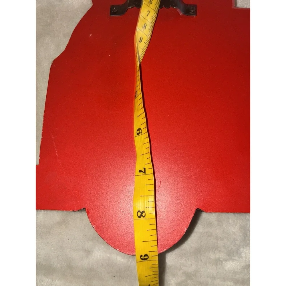 Wall Hook Mount Children Firetruck Wood Coat Hanger Three Hook Vintage‎